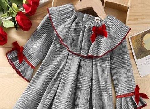 تصویر 3 از خرید پیراهن دخترانه بچه گانه پاییزی + قیمت فروش استثنایی